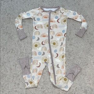 Little Sleepies Sun and Rainbow Zippie